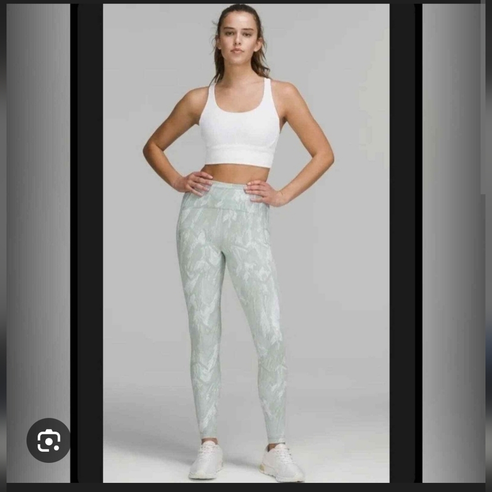 NWT Lululemon athletica Luxtreme Swift Speed HR tight pants REEJ 28'' sage green